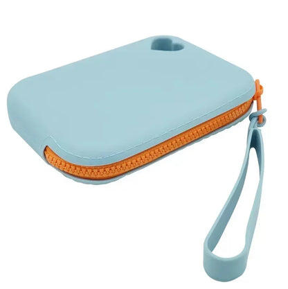 Silicone Pet Food Pouch Outdoor Dog Walking Bag Training Dog Treat Pouch Portable Waterproof  Food - Grade Pet Food Storage Bag